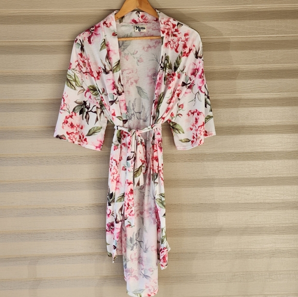 Show me your Mumu Brie robe garden of blooms floral roses - Picture 4 of 14